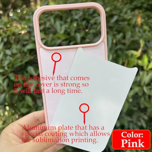 Coque sublimation iPhone 17 Pro Max premium JUSTRY lot de 5 inserts mats rigides - 7