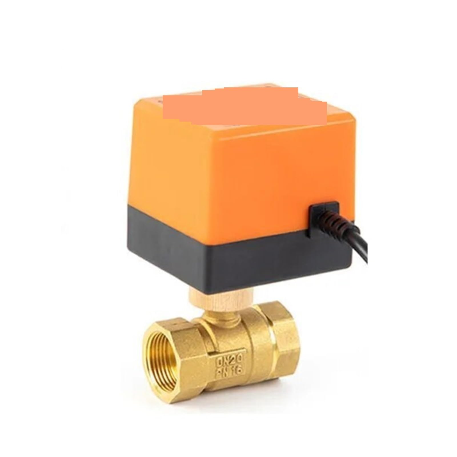 Zawór kulowy, DN15/20/25 DC12V AC220 Mosiężny Elektryczny Zawór Kulowy Trójprzewodowy Dwa Sterowanie 2-drożny 3-drogowy Elektromagnetyczny Z Siłownikiem(DN15,12V_2 WAYS)
