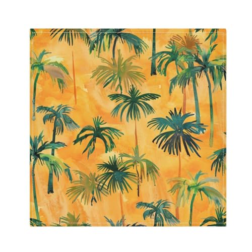 Servilletas de Tela Summer Orange Tropical Trees 20x20 in Pack 6 miniatura 6