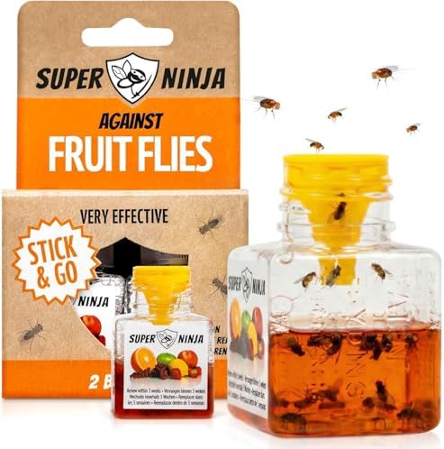 Super Ninja Fruit Fly Traps for Indoors, 2 Pack - View 3