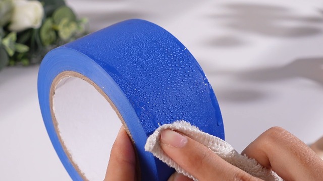 Image of Pangda 2 Rolls Dance Floor Vinyl Tape Durable Tape Splicing Strong Adhesion No Residue for Gym Dance Room Restaurants Kitchen Floor Safety Marking(Blue,36 yd X 2 in)