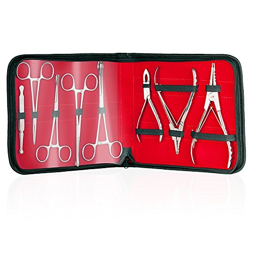 Preisvergleich Produktbild Taffstyle® 8er Set Piercing Zangen Ringöffner Ringschließzange