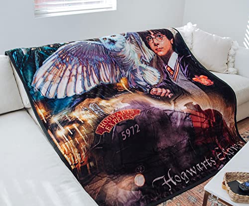 Couverture Harry Potter haut de gamme en polyester Silk Touch