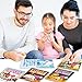 4Pcs Bible Paint by Sticker Books Sticker by Number Books Activity Book Stickers Puzzle Book Christian Craft Art Gift Set Party Favor with Jesus Bible Cross 32 Pictures