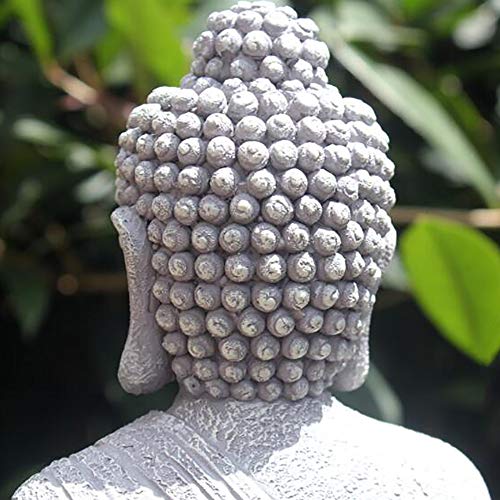 Garden Ornament Sitting Buddha Zen Outdoor Indoor Statue Resin Home Decor 23Cm #TOP5