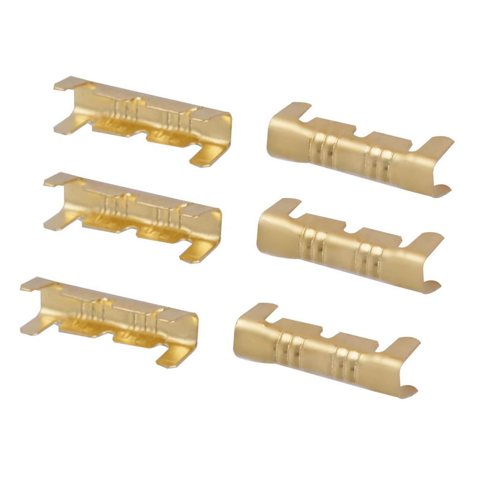 Wiring Terminals Crimp Wire Connectors for Quick Secure Wiring Connection of 0.5-1.5mm Wires Spade