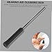 GARVALON 10pcs Hearing Aid Cleaning Tools Durable Hearing Amplifier Accessories Multi-Functional Earwax Remover for Maintenance