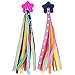 Garneck 1 Pair Kids Colorful Bicycle Handlebar Ribbon Childrens Scooter Tassel Streamers Bike Handlebar Grips Tassels Bike Accessory