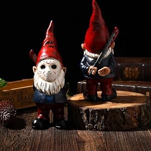 Garden Gnomes Horror Decor Bookshelf Decor Indoor Halloween Decorations Table Decor Garden Gnomes Horror Decor Bookshelf Decor Indoor Halloween Decorations Table Decor