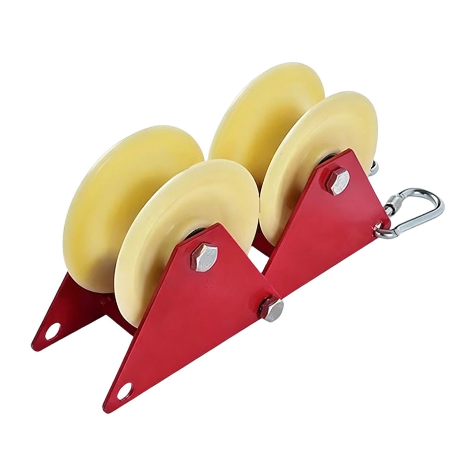 KESOTO de Poleas de Esquina para Cuerda de Trabajo, Bloque de Cuerda, de Poleas de Elevación de Metal Resistente, Protector de Borde de