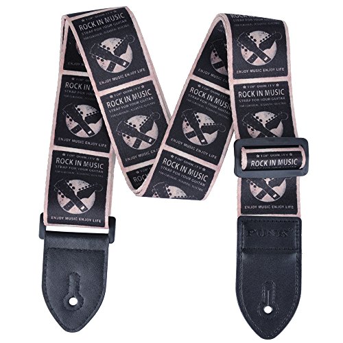 Sangle de guitare Punk en polyester térylène – Extrémités allongées en polyuréthane thermoplastique – Boucle réglable en… - Les Beatles, Paul McCartney, John Lennon, RIngo Starr, George Harrison Sangle de guitare Punk en polyester térylène - Extrémités allongées en polyuréthane thermoplastique - Boucle réglable en… – Image 3