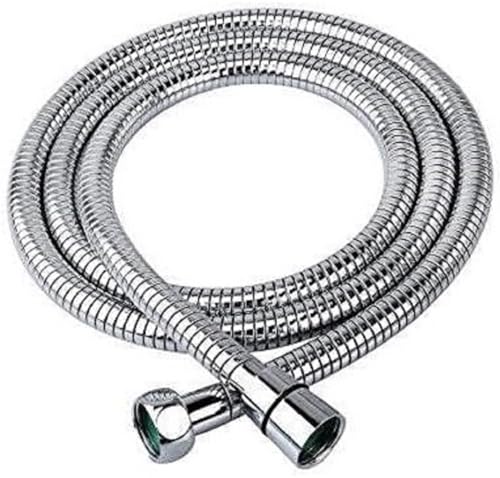 Image of JAGGER (1.5 Meter) Stainless Steel Double-Buckle Flexible Shower Hose Hand Shower Hose Shower Tube, Health Faucet Tube for Bathroom, Flexible Tube, Faucet Pipe for Toilet (Pack of 1)