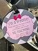 THREE LITTLE TOTS – Pink Preemie No Touching Baby Car Seat Sign or Stroller Tag – Preemie Gift - CPSIA Safety Tested