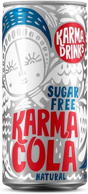 Karma Cola, Organic & Fairtrade, (24x250ml) (Sugar Free Cola)