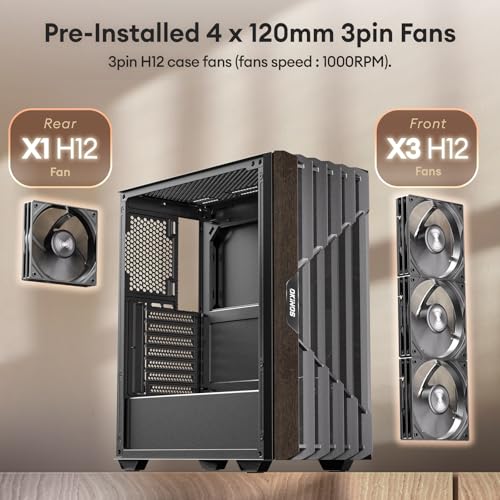 Okinos Cypress 5 AIR ATX対応ミドルタワーPCケース ブラック
