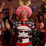 Zoom IMG-1 newistar unisex maglione casual girocollo Zoom IMG-1 newistar unisex maglione casual girocollo