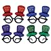 Beistle 80365-ASST Assorted Happy New Year Top Hat Glasses