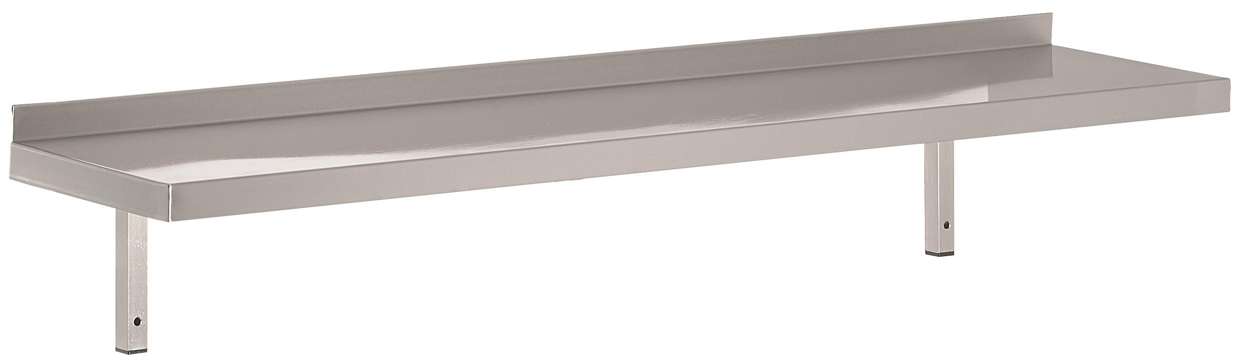 Etagère Inox Murale Avec Console - Profondeur 300 - Combisteel - 1000x300