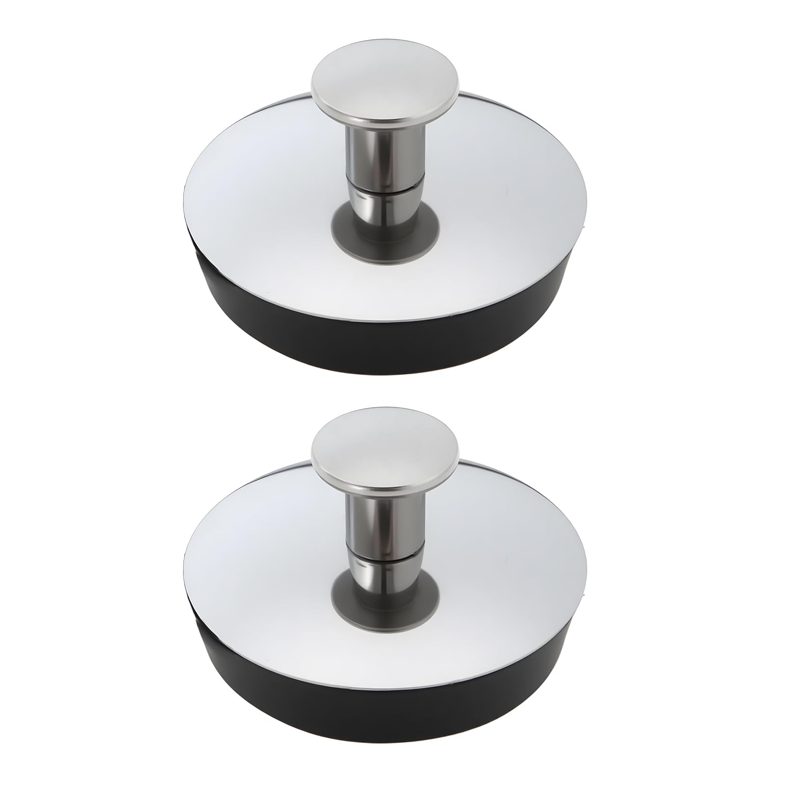 SG Store 2Pcs Small Size Rubber Drain Plug 3.4x2.3cm Suitable for Bathtub Washbasin Kitchen