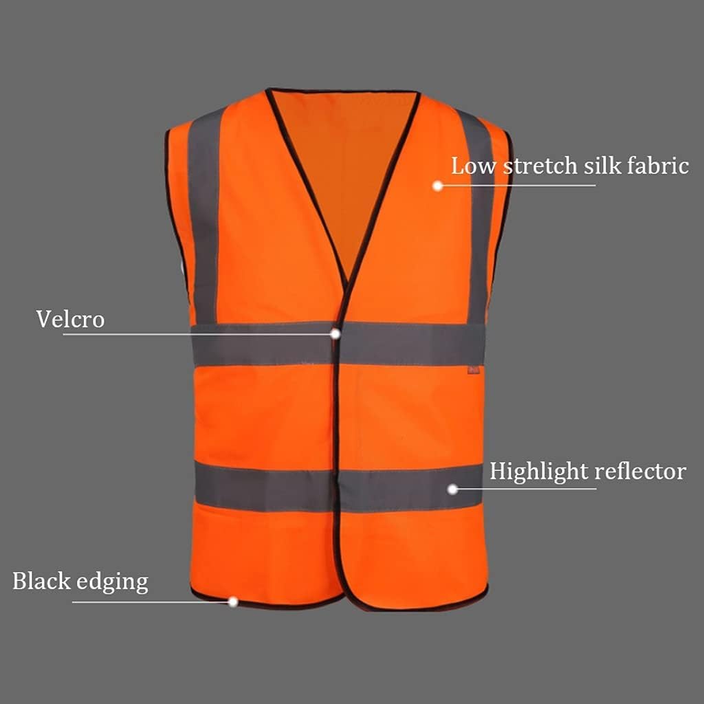 hi vis chaleco reflectante de alta visibilidad, Chaleco de seguridad Traje reflectante Chaleco reflectante de alta visibilidad Buena transpirabilidad