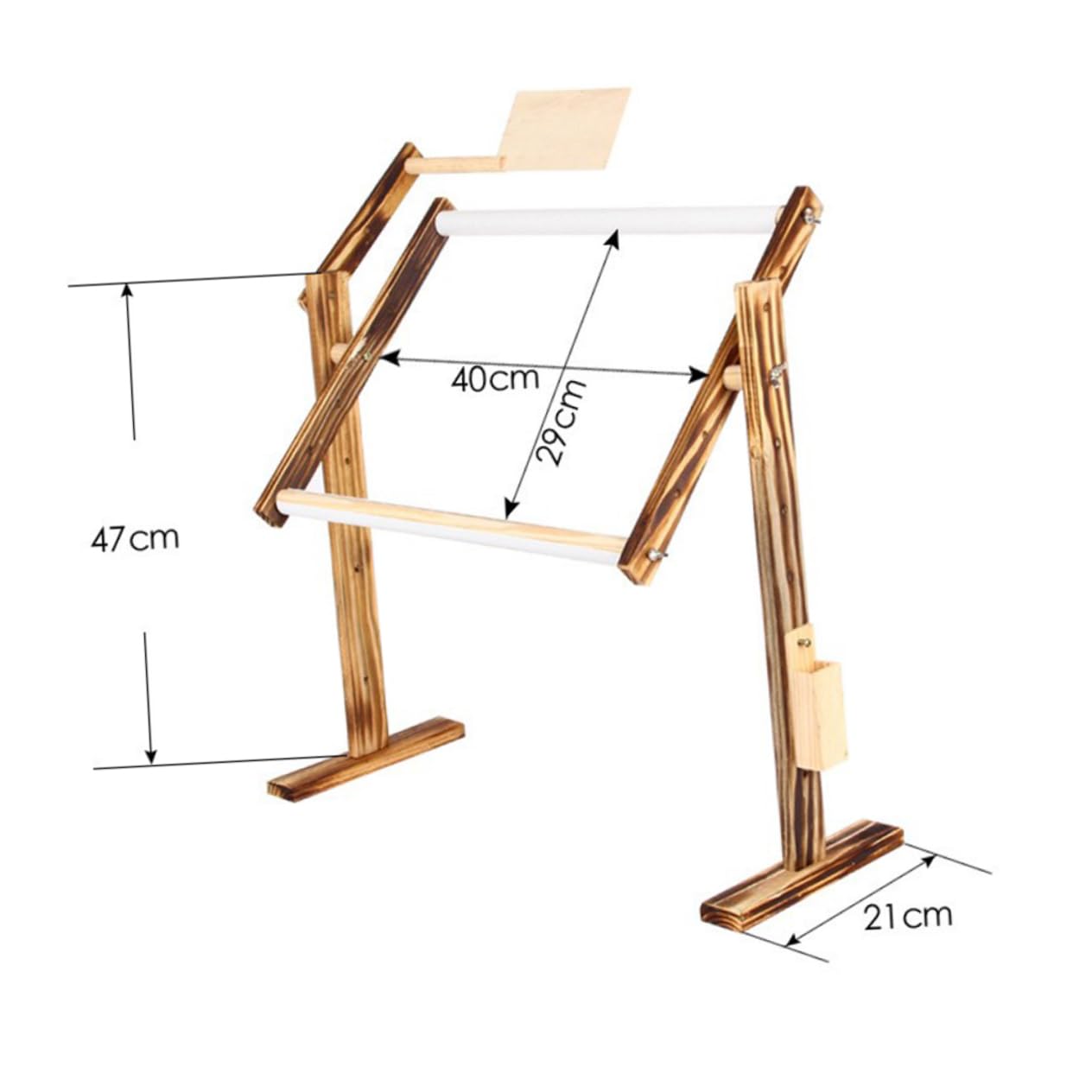 Beatifufu Wooden Embroidery Holder Cross Stitch Stand Adjustable Rack Cross Stitch Accessory