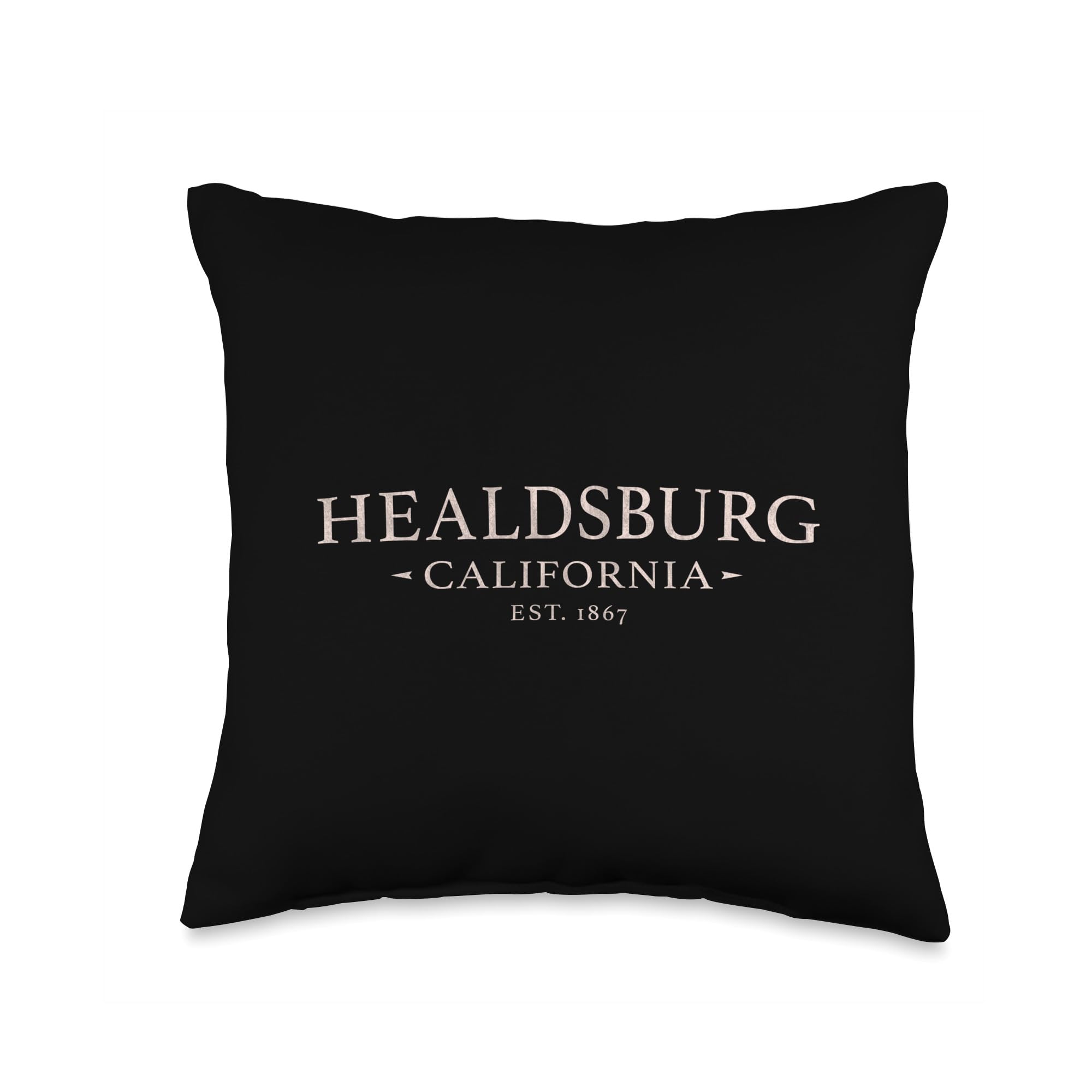 Healdsburg California - Simple Healdsburg CA Throw Pillow