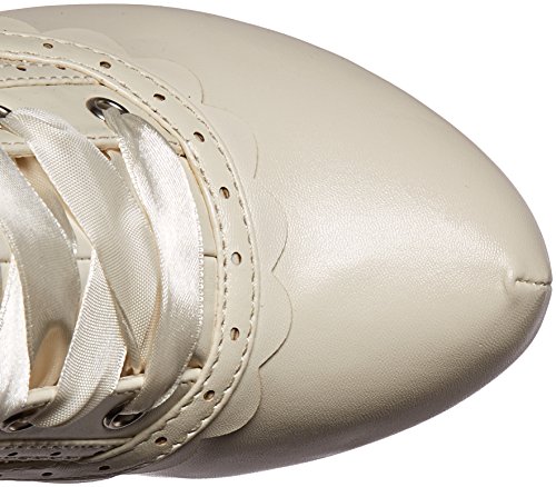 Ellie Shoes Women's 414-Mary Boot, White, 8 M Us #TOP4