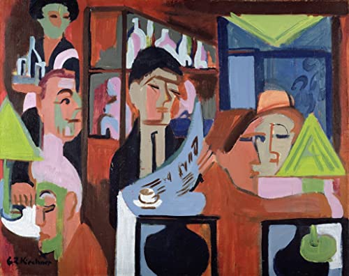 Tableau vintage Marcella par Kirchner - Pour habiller un grand mur de chambre 60x90cm