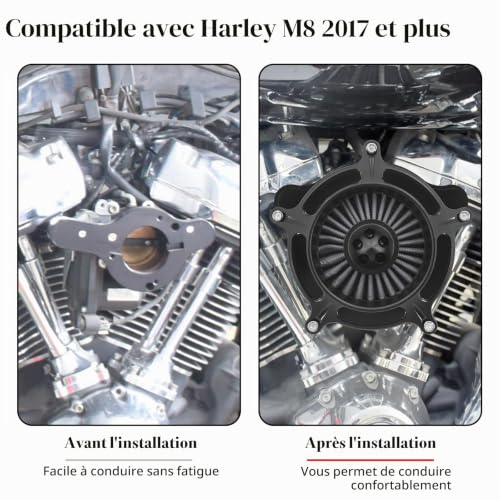 Filtre à air de moto : résolvez les pertes de puissance Softail M8