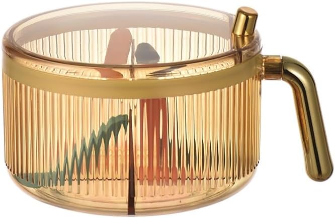 Seasoning Box Kitchen Set with Spoons Multiple Grain Flavoring Container