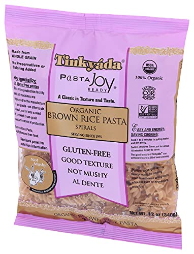 Tinkyada Organic Brown Rice Pasta, Spirals, 12 Oz #TOP3