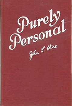Hardcover PURELY PERSONAL Book