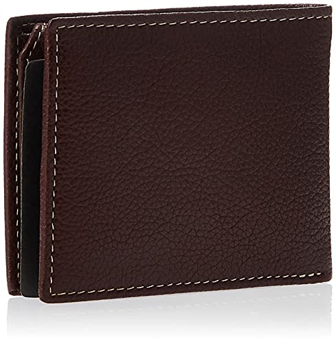 Carteira masculina de couro Timberland, marrom (Sportz), tamanho único