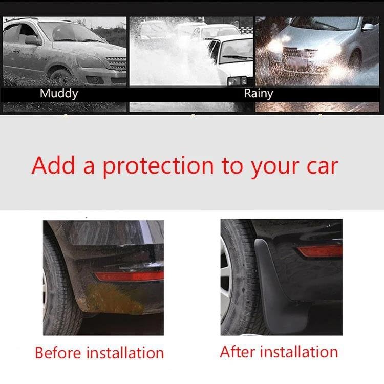 Garde-Boue Renault Kwid E-Tech, Accessoires Auto Anti-Projections 4 Pièces - 4