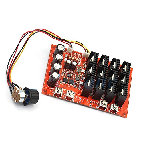 DC 10–50 V 60 A Motor Speed Control PWM HHO RC Controller 3000 W MAX 12 V 24 V 48 V