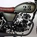 Autodomy Pegatinas Números Moto Café Racer Vintage Custom Pack 10 Unidades para...