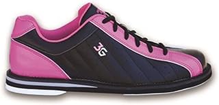 Bowlerstore Products 3G Ladies Kicks Bowling Shoes- Black/Pink (9 M US, Black/Pink)
