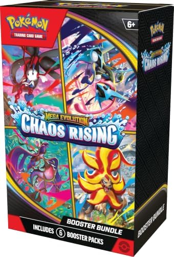 Pokémon TCG: Mega Evolution—Chaos Rising Booster Bundle (6 Booster Packs) - View 6