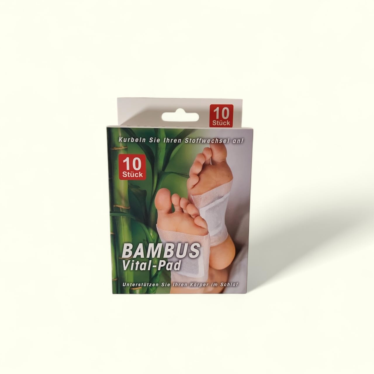 Bambus Vital-Pads Fupflaster zur Entgiftung, Stressabbau und Tiefschlaf -  10 Stck : Amazon.de: Drogerie & Krperpflege