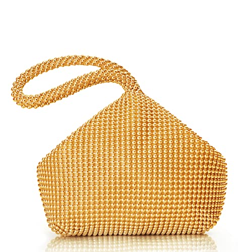 Image of BABEYOND Women's Beaded Clutch Evening Bags Vintage Elegant Triangle Purse for 1920s Party Prom Wedding