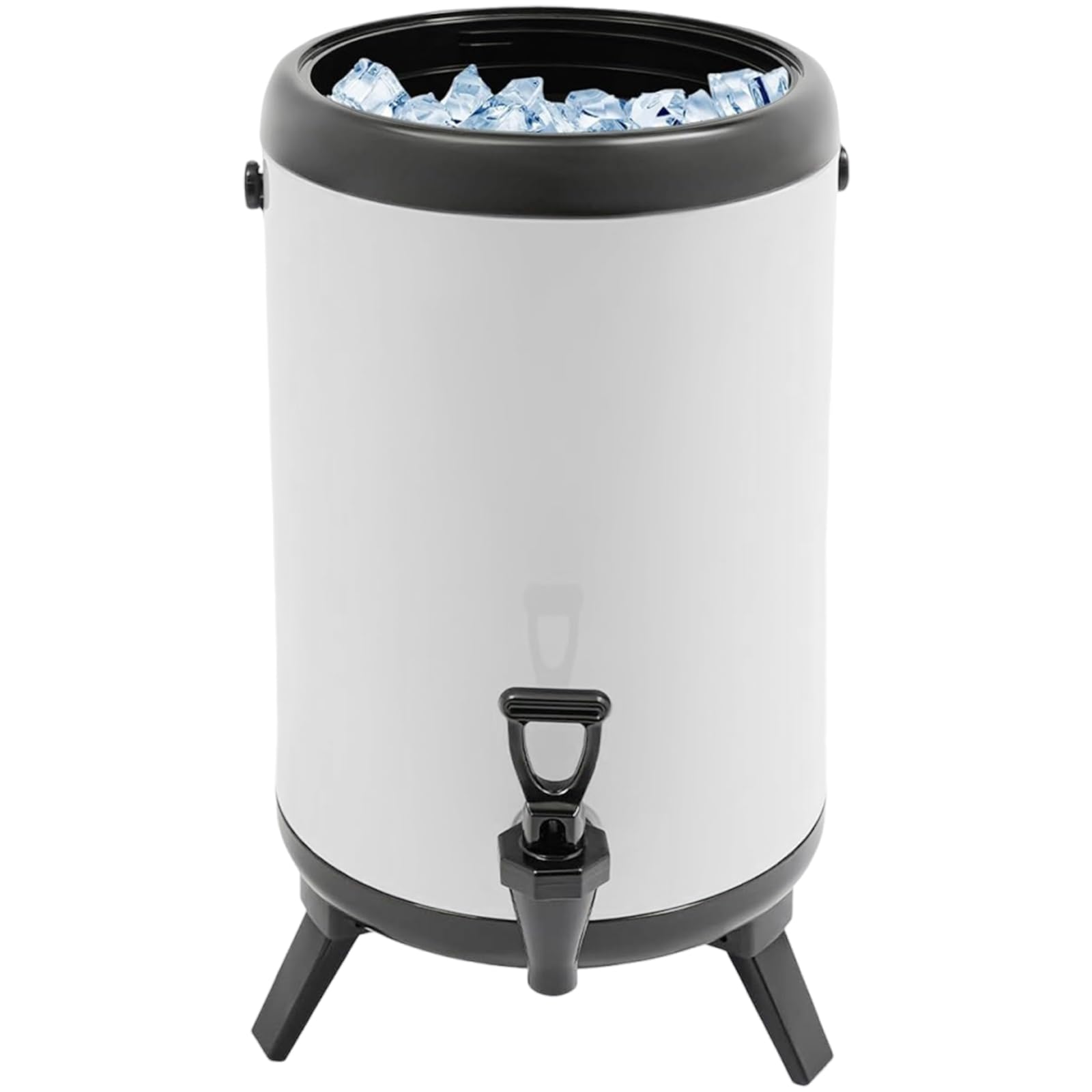 Jazuaiao Food Grade Stainless Steel Beverage Container Cold and Hot Drink Dispenser Milk Teas Bucket for Restaurants Cold & Hot Drink Dispenser