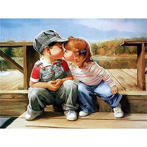 Peinture diamant kit complet grand format 60x80cm anti stress broderie diamant