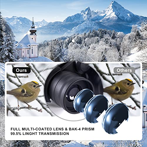 20X50 Hd High Power Binoculars For Adults With Upgraded Phone Adapter Low Light Night Vision Waterproof Binoculars For Hunting Bird Watching Concert Travel With Case And Strap, Green #TOP1