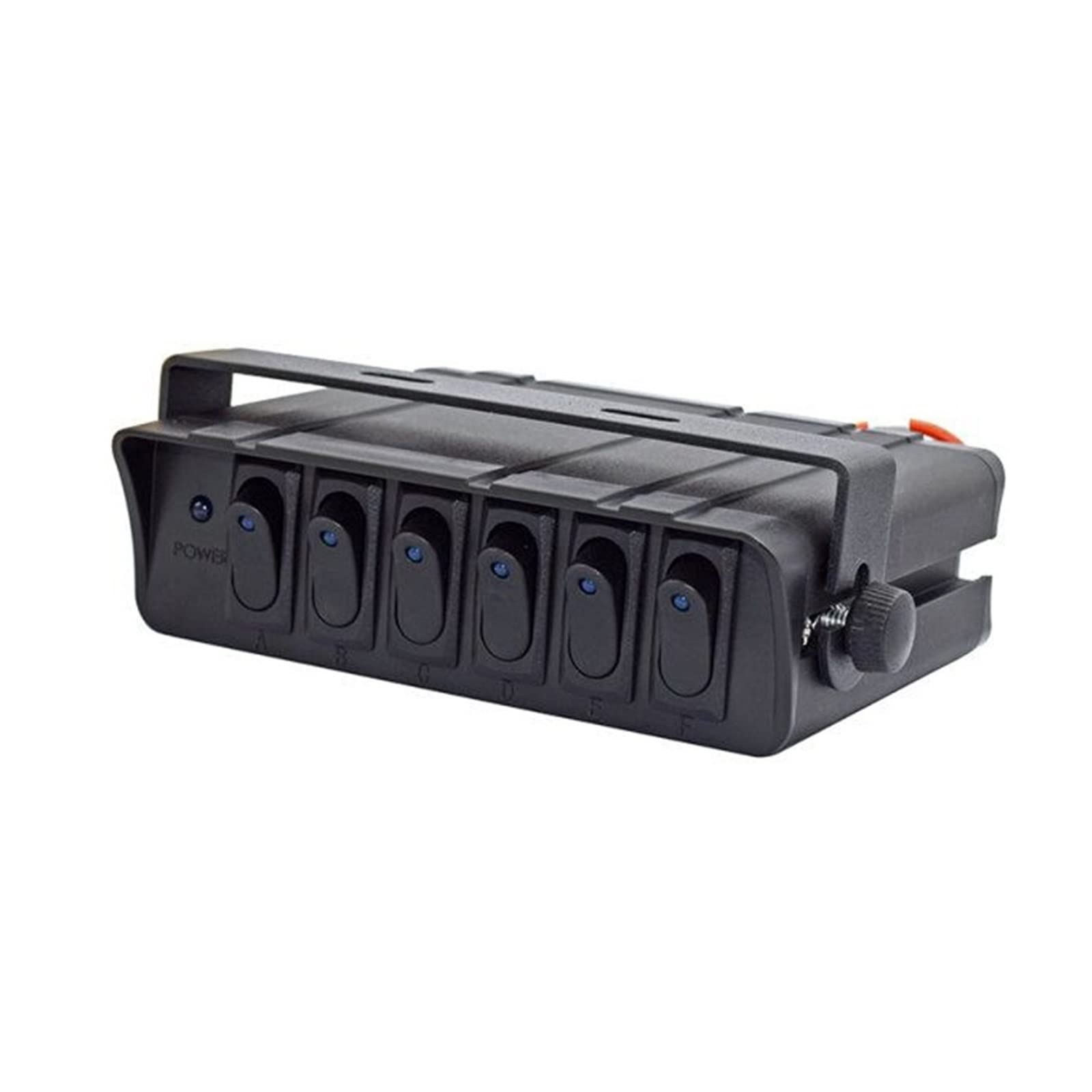 Lumière stroboscopique d'urgence gérée par boîtier 6 gangs 12V