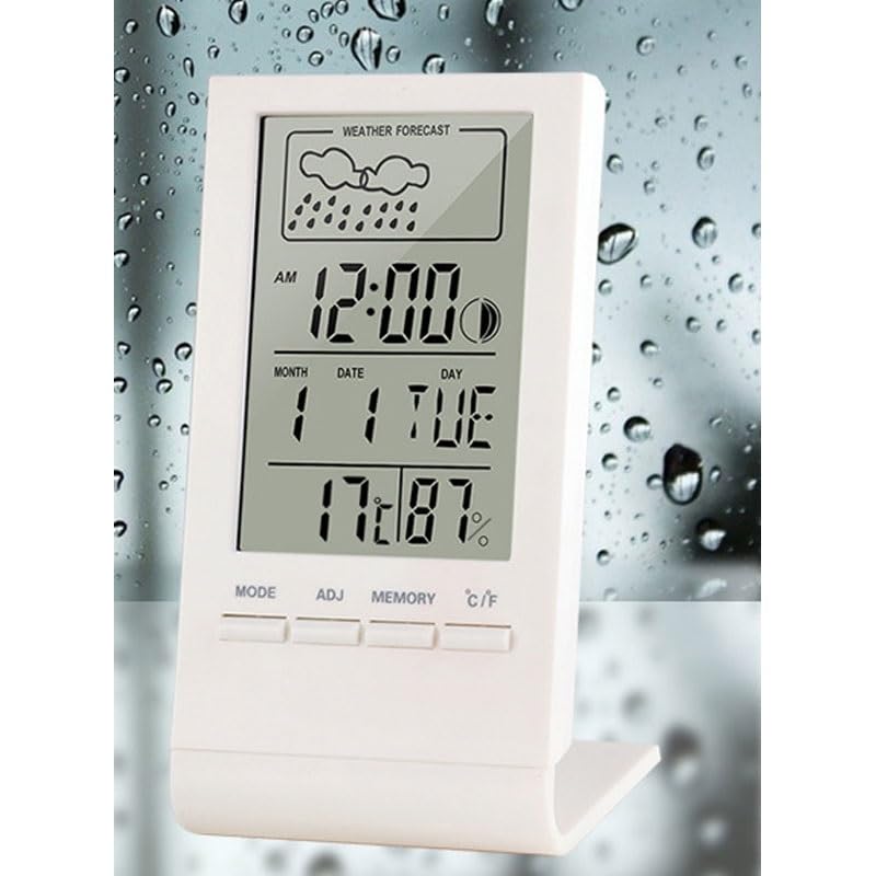 ABS Electronic Desktop Household Temperature Humidity Meter Hygrometer