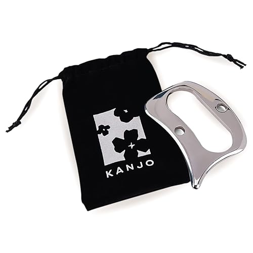Kanjo Herramienta miofascial Gua Sha para aliviar el dolor, herramienta raspadora muscular de acero inoxidable