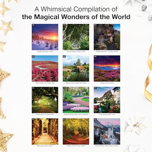 Image of RED EMBER Fairy Tales 2026 Wall Calendar 12 Month | 12 inch x 24 inch Open | Thick & Sturdy Paper | Holiday Gift | Nature Calendar 2026