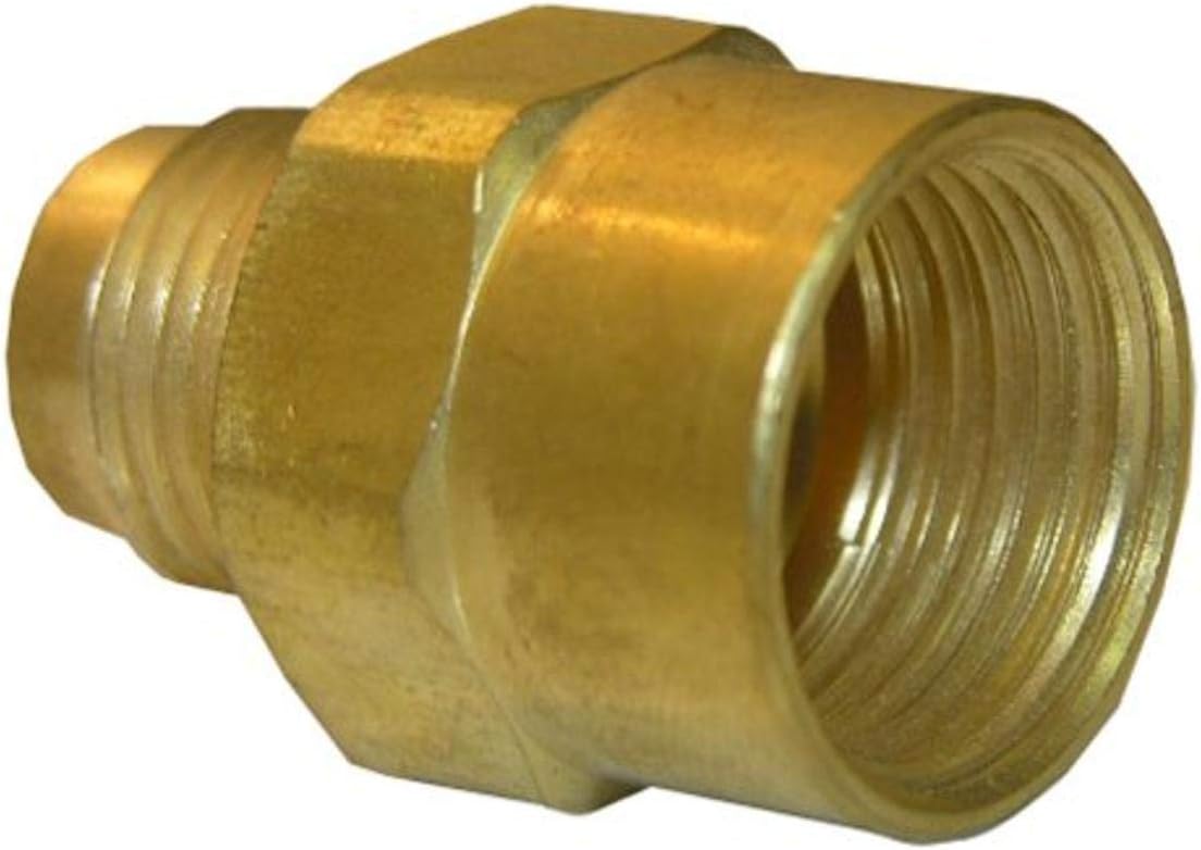 LASCO 17-5859 5/8-Inch Female Flare by 15/16-Inch Male Flare Brass Adapter