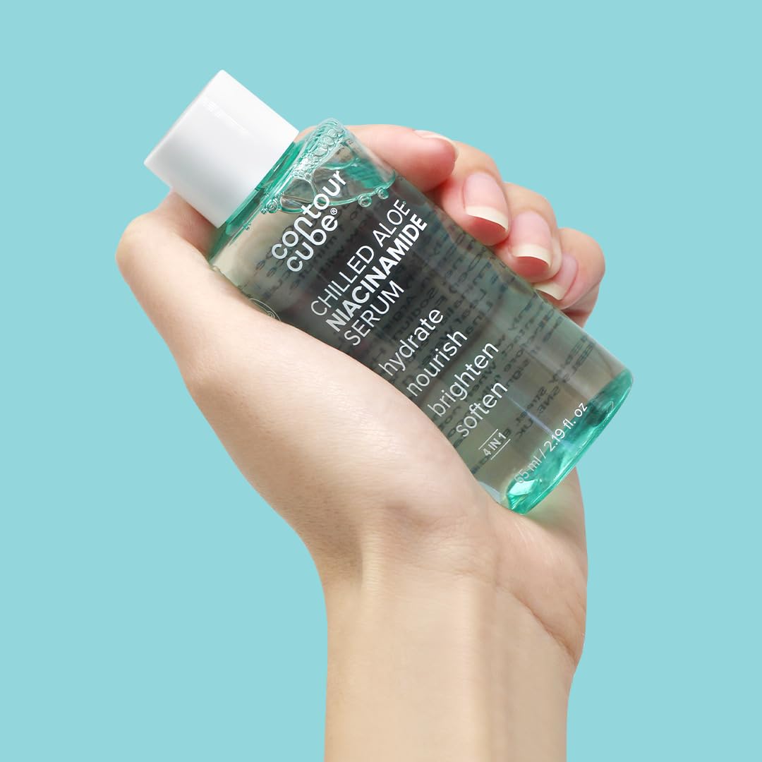 Niacinamide Face Serum - Chilled Aloe Niacinamide Serum - Ice Facial Treatment for Clear Skin, Brightening and Minimizing Large Pores - Reduces Acne Marks & Blemishes for Even Skin Tone - Image 7