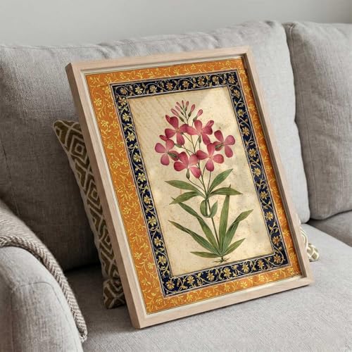 Image of kotart Indian Traditional Art Wall Painting Home Decoration With Frame For Living Room Bed Room Hotel Wall Decor Digital Reprint Engineered Wood (14X20 inch)